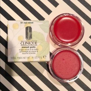 Clinique Sweet Pots lip scrub and lip balm duo